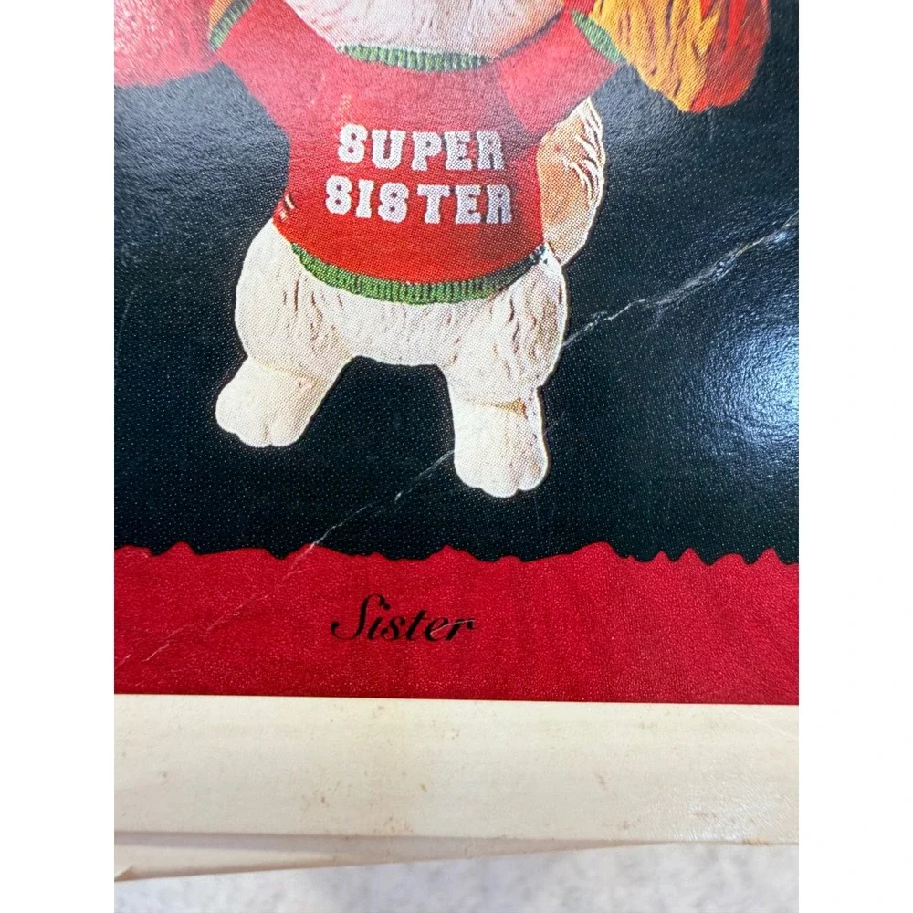 Hallmark Keepsake Ornament 1993 Super Sister Cheerleader Cat Kitten QX554-5 Box